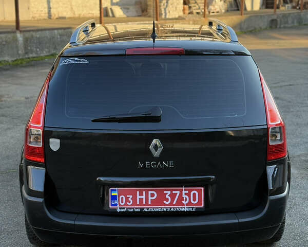 Черный Рено Меган, объемом двигателя 1.6 л и пробегом 200 тыс. км за 6200 $, фото 3 на Automoto.ua