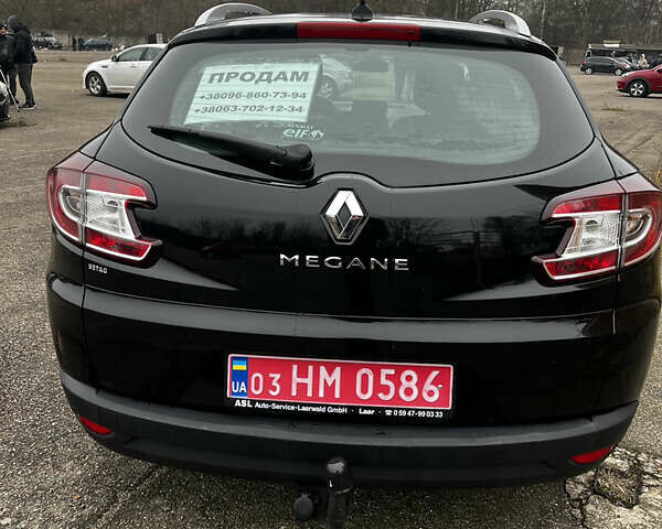 Черный Рено Меган, объемом двигателя 1.6 л и пробегом 219 тыс. км за 7450 $, фото 6 на Automoto.ua