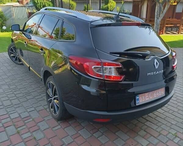 Черный Рено Меган, объемом двигателя 1.2 л и пробегом 124 тыс. км за 6800 $, фото 9 на Automoto.ua