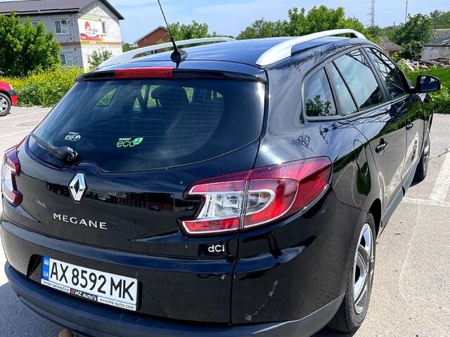 Черный Рено Меган, объемом двигателя 1.5 л и пробегом 233 тыс. км за 7400 $, фото 4 на Automoto.ua