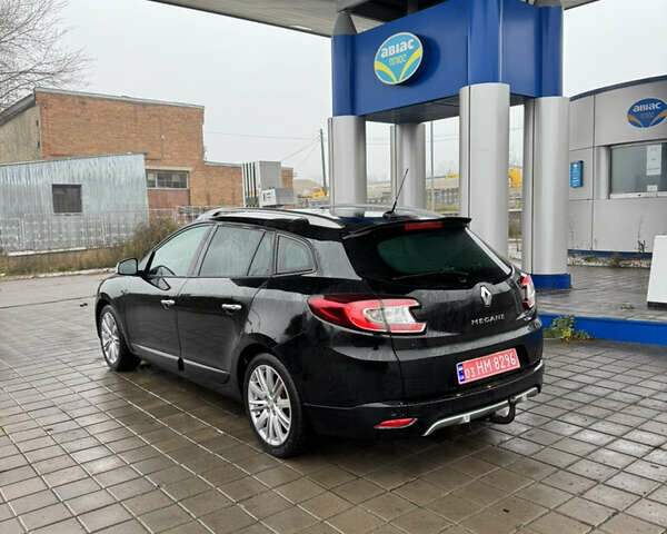 Черный Рено Меган, объемом двигателя 1.5 л и пробегом 216 тыс. км за 9100 $, фото 12 на Automoto.ua