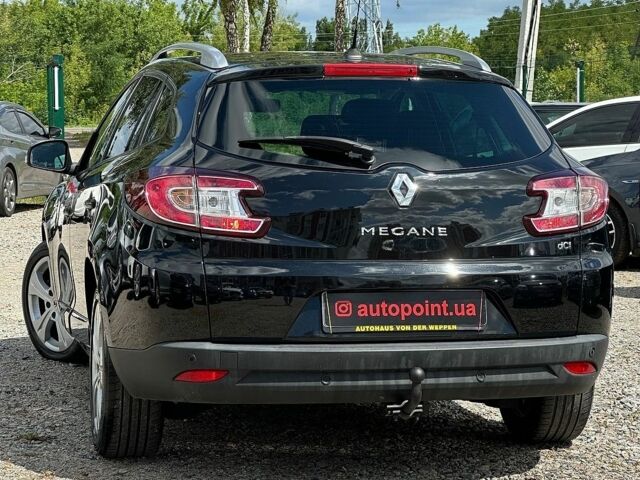 Черный Рено Меган, объемом двигателя 1.5 л и пробегом 175 тыс. км за 10999 $, фото 10 на Automoto.ua
