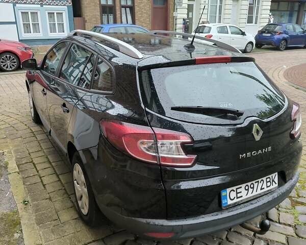 Черный Рено Меган, объемом двигателя 1.5 л и пробегом 197 тыс. км за 6800 $, фото 7 на Automoto.ua