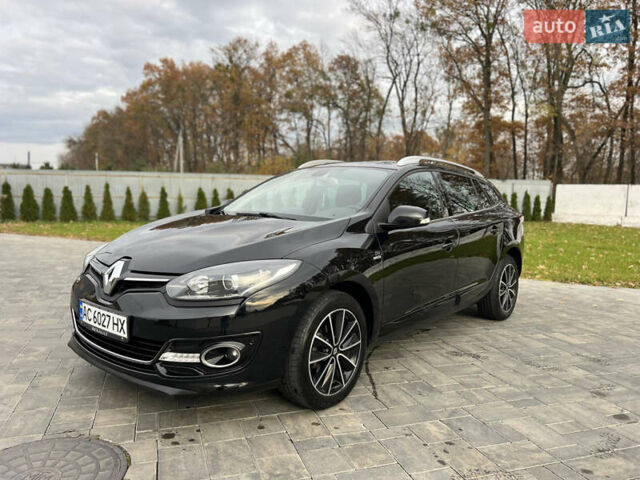 Черный Рено Меган, объемом двигателя 1.6 л и пробегом 221 тыс. км за 10900 $, фото 1 на Automoto.ua