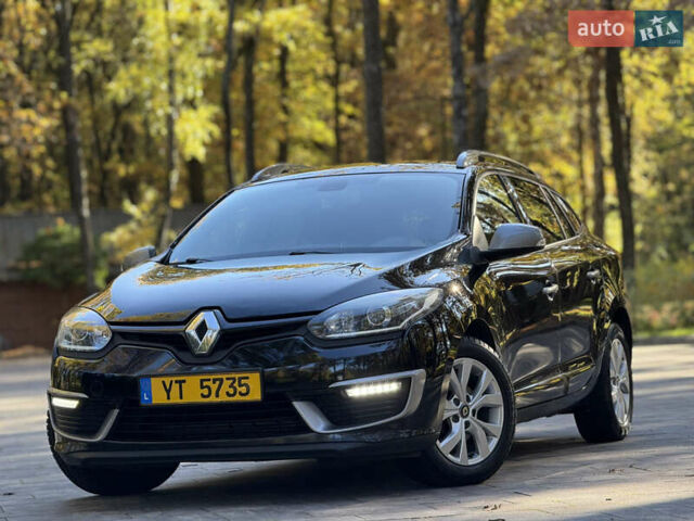 Черный Рено Меган, объемом двигателя 1.5 л и пробегом 244 тыс. км за 8800 $, фото 1 на Automoto.ua