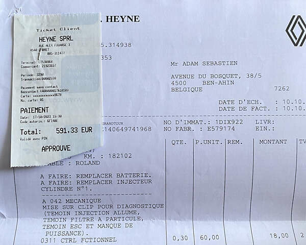 Черный Рено Меган, объемом двигателя 1.5 л и пробегом 230 тыс. км за 10480 $, фото 62 на Automoto.ua