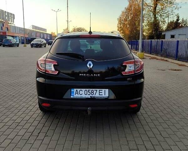 Рено Меган 2015 в Ковель на Automoto.ua Черный Рено Меган, объемом двигателя 1.5 л и пробегом 216 тыс. км за 9300 $, фото 6 на Automoto.ua
