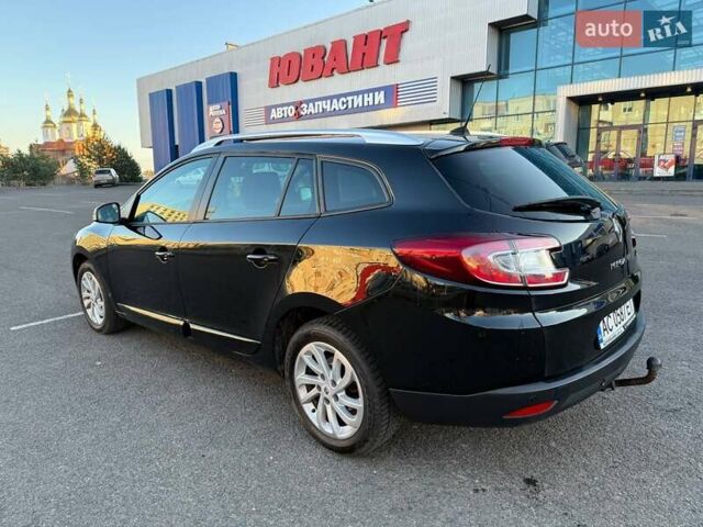 Черный Рено Меган, объемом двигателя 1.46 л и пробегом 216 тыс. км за 9100 $, фото 2 на Automoto.ua