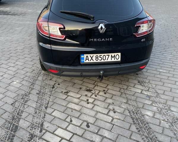Черный Рено Меган, объемом двигателя 1.5 л и пробегом 202 тыс. км за 10860 $, фото 4 на Automoto.ua