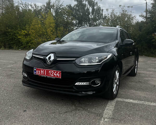 Черный Рено Меган, объемом двигателя 1.5 л и пробегом 254 тыс. км за 9550 $, фото 1 на Automoto.ua