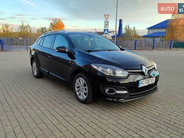 Рено Меган 2015 в Ковель на Automoto.ua Черный Рено Меган, объемом двигателя 1.5 л и пробегом 216 тыс. км за 9300 $, фото 1 на Automoto.ua