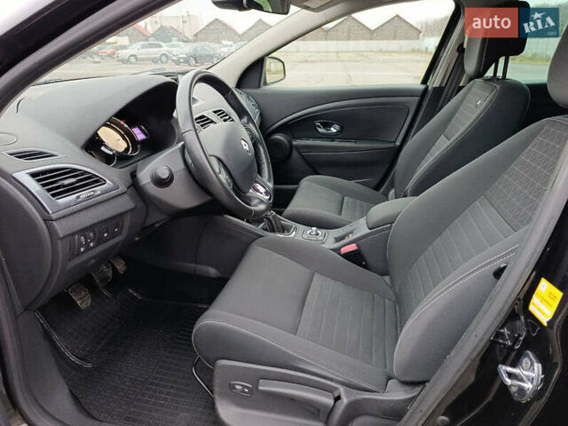 Черный Рено Меган, объемом двигателя 1.5 л и пробегом 242 тыс. км за 9500 $, фото 16 на Automoto.ua