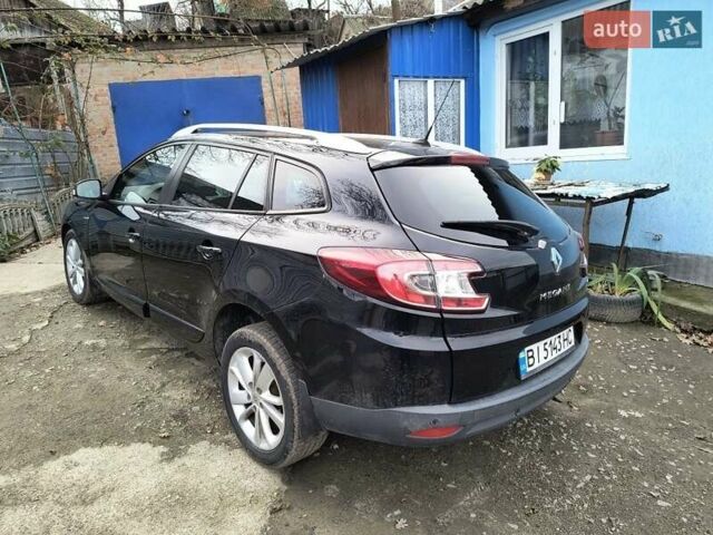 Черный Рено Меган, объемом двигателя 1.5 л и пробегом 160 тыс. км за 10000 $, фото 2 на Automoto.ua