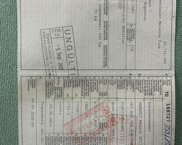 Коричневый Рено Меган, объемом двигателя 1.5 л и пробегом 222 тыс. км за 6999 $, фото 20 на Automoto.ua