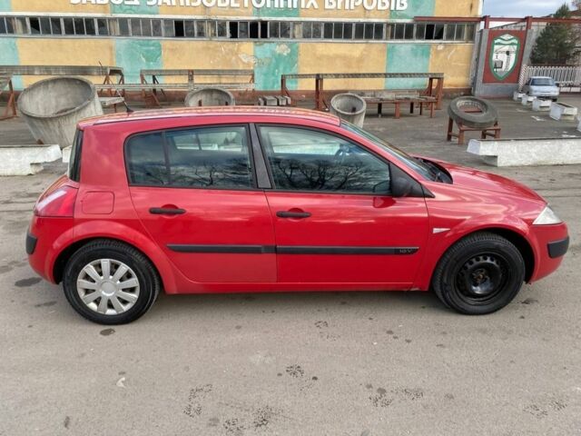 Красный Рено Меган, объемом двигателя 1.4 л и пробегом 287 тыс. км за 2500 $, фото 2 на Automoto.ua