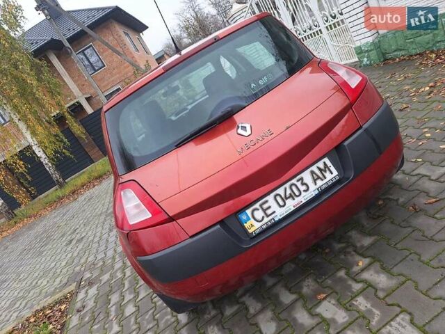 Красный Рено Меган, объемом двигателя 1.4 л и пробегом 206 тыс. км за 2300 $, фото 5 на Automoto.ua