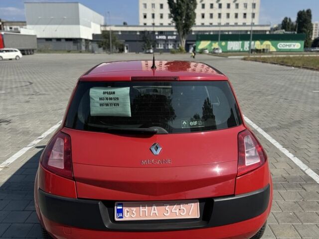 Красный Рено Меган, объемом двигателя 1.4 л и пробегом 221 тыс. км за 5000 $, фото 4 на Automoto.ua