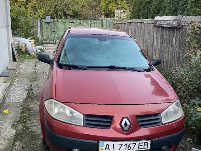 Рено Меган 2005 в Василькове на Automoto.ua Красный Рено Меган, объемом двигателя 1.6 л и пробегом 390 тыс. км за 2800 $, фото 5 на Automoto.ua