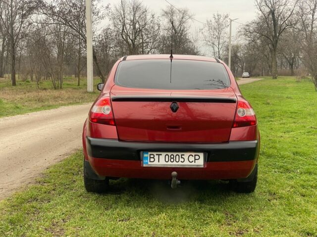 Красный Рено Меган, объемом двигателя 1.6 л и пробегом 174 тыс. км за 5900 $, фото 3 на Automoto.ua