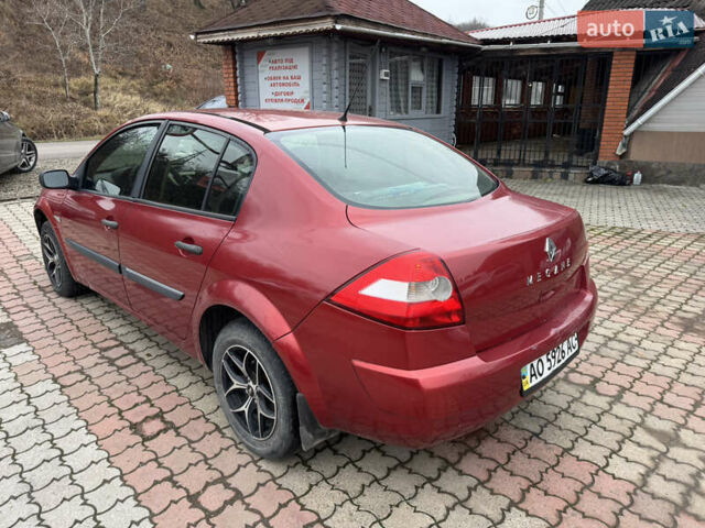 Красный Рено Меган, объемом двигателя 1.39 л и пробегом 183 тыс. км за 3400 $, фото 4 на Automoto.ua