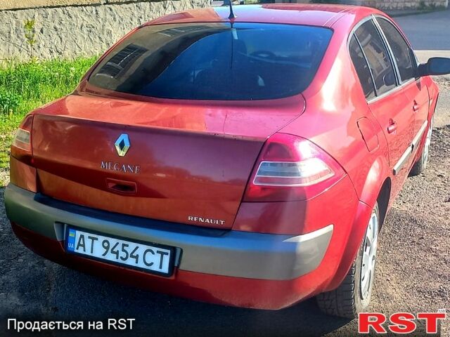 Красный Рено Меган, объемом двигателя 1.4 л и пробегом 223 тыс. км за 4000 $, фото 4 на Automoto.ua