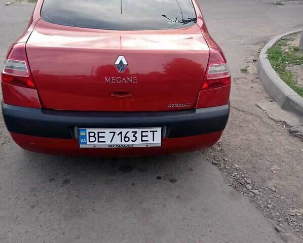 Красный Рено Меган, объемом двигателя 1.6 л и пробегом 240 тыс. км за 5200 $, фото 5 на Automoto.ua