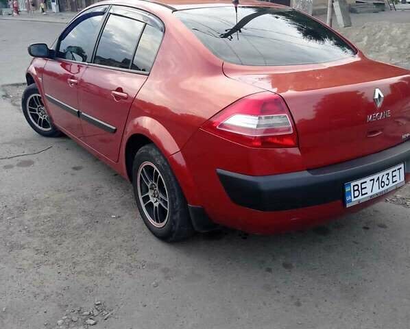 Красный Рено Меган, объемом двигателя 1.6 л и пробегом 240 тыс. км за 5200 $, фото 4 на Automoto.ua