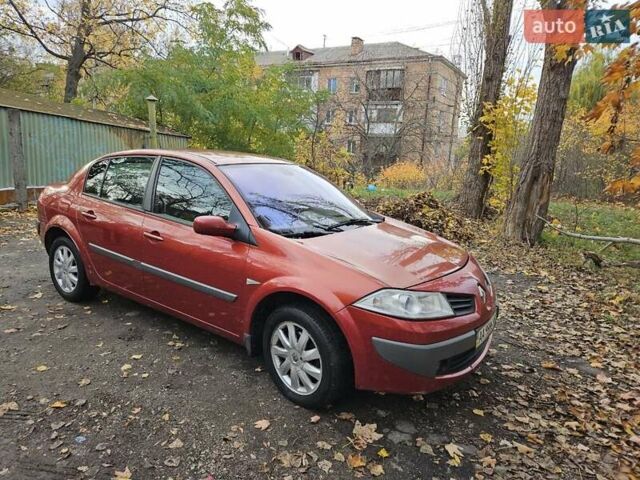 Красный Рено Меган, объемом двигателя 1.6 л и пробегом 286 тыс. км за 4000 $, фото 1 на Automoto.ua