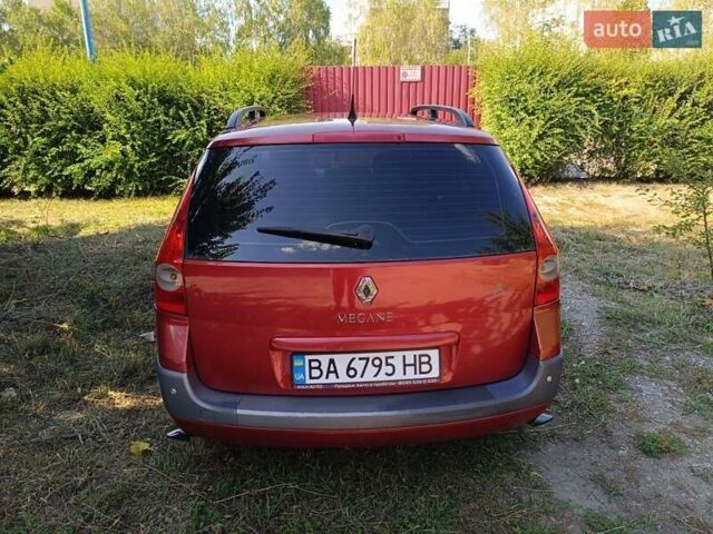Рено Меган 2004 в Кропивницком (Кировограде) на Automoto.ua Красный Рено Меган, объемом двигателя 2 л и пробегом 280 тыс. км за 5600 $, фото 2 на Automoto.ua