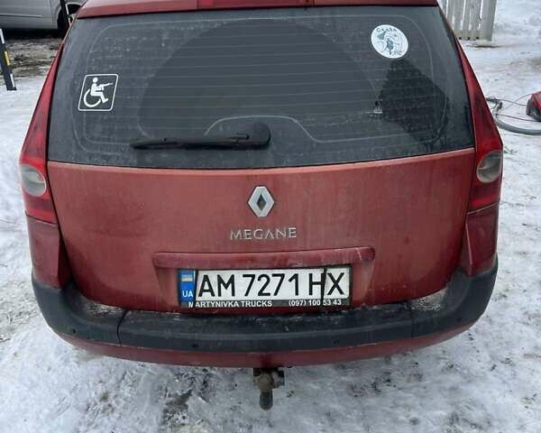 Червоний Рено Меган, об'ємом двигуна 1.6 л та пробігом 305 тис. км за 3300 $, фото 16 на Automoto.ua