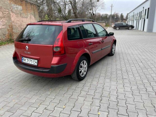 Красный Рено Меган, объемом двигателя 1.6 л и пробегом 249 тыс. км за 3699 $, фото 4 на Automoto.ua