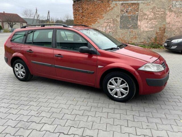 Красный Рено Меган, объемом двигателя 1.6 л и пробегом 249 тыс. км за 3699 $, фото 7 на Automoto.ua