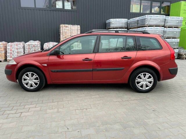 Красный Рено Меган, объемом двигателя 1.6 л и пробегом 249 тыс. км за 3699 $, фото 2 на Automoto.ua