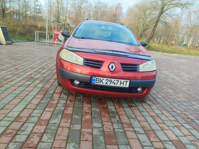 Красный Рено Меган, объемом двигателя 1.5 л и пробегом 345 тыс. км за 3000 $, фото 3 на Automoto.ua