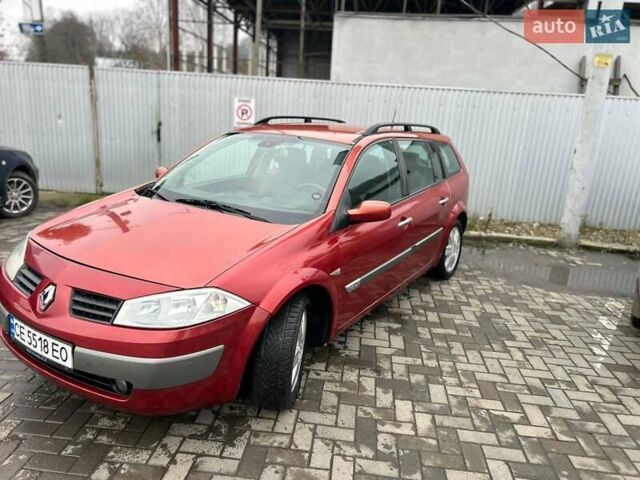 Красный Рено Меган, объемом двигателя 1.6 л и пробегом 237 тыс. км за 4500 $, фото 2 на Automoto.ua