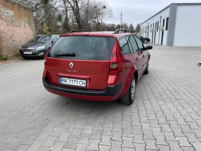 Красный Рено Меган, объемом двигателя 1.6 л и пробегом 249 тыс. км за 3699 $, фото 3 на Automoto.ua