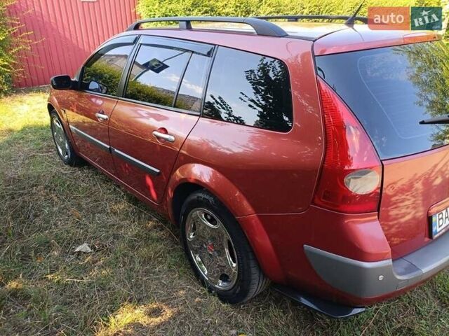 Рено Меган 2004 в Кропивницком (Кировограде) на Automoto.ua Красный Рено Меган, объемом двигателя 2 л и пробегом 280 тыс. км за 5600 $, фото 3 на Automoto.ua