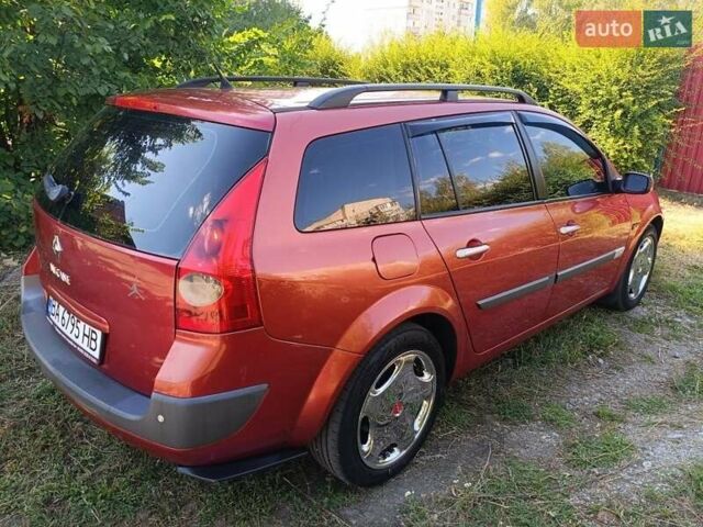 Рено Меган 2004 в Кропивницком (Кировограде) на Automoto.ua Красный Рено Меган, объемом двигателя 2 л и пробегом 280 тыс. км за 5600 $, фото 1 на Automoto.ua