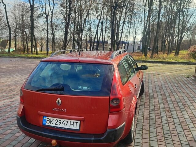 Красный Рено Меган, объемом двигателя 1.5 л и пробегом 345 тыс. км за 3000 $, фото 2 на Automoto.ua