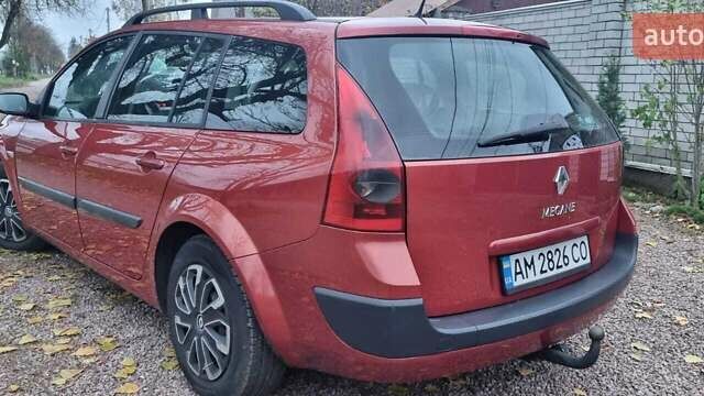 Красный Рено Меган, объемом двигателя 1.46 л и пробегом 283 тыс. км за 4700 $, фото 12 на Automoto.ua