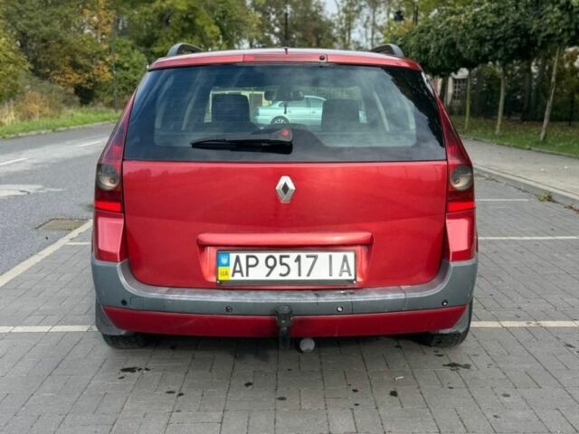 Красный Рено Меган, объемом двигателя 1.5 л и пробегом 269 тыс. км за 3400 $, фото 4 на Automoto.ua