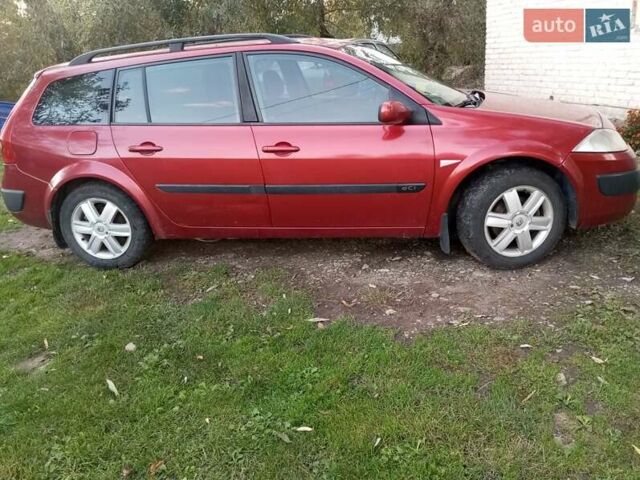 Красный Рено Меган, объемом двигателя 1.5 л и пробегом 190 тыс. км за 3000 $, фото 16 на Automoto.ua