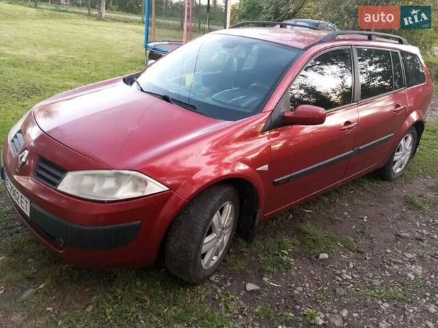 Красный Рено Меган, объемом двигателя 1.5 л и пробегом 190 тыс. км за 3000 $, фото 3 на Automoto.ua