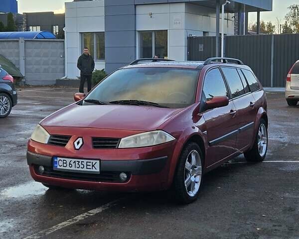 Красный Рено Меган, объемом двигателя 1.46 л и пробегом 331 тыс. км за 4200 $, фото 5 на Automoto.ua