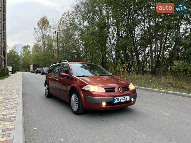 Червоний Рено Меган, об'ємом двигуна 1.6 л та пробігом 215 тис. км за 4600 $, фото 1 на Automoto.ua