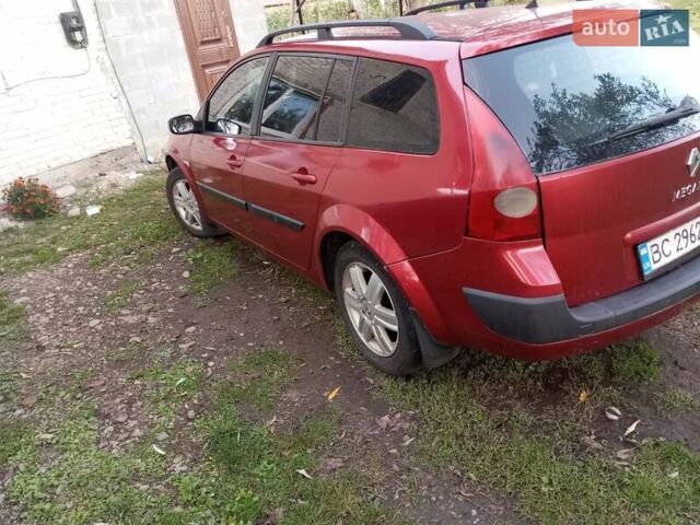 Красный Рено Меган, объемом двигателя 1.5 л и пробегом 190 тыс. км за 3000 $, фото 1 на Automoto.ua