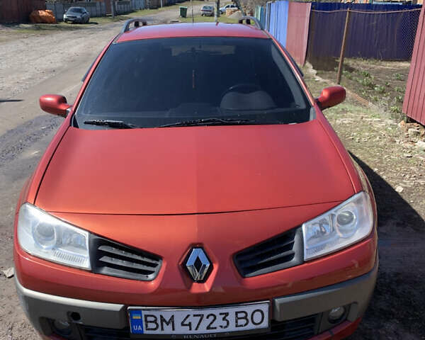 Рено Меган 2006 в Сумах на Automoto.ua Красный Рено Меган, объемом двигателя 1.6 л и пробегом 400 тыс. км за 4000 $, фото 1 на Automoto.ua