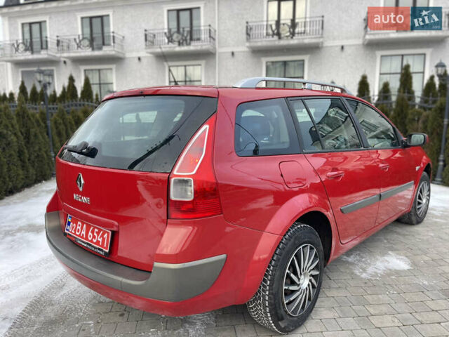 Красный Рено Меган, объемом двигателя 1.6 л и пробегом 238 тыс. км за 5299 $, фото 11 на Automoto.ua