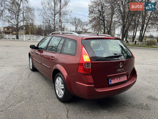 Красный Рено Меган, объемом двигателя 1.6 л и пробегом 201 тыс. км за 5899 $, фото 10 на Automoto.ua