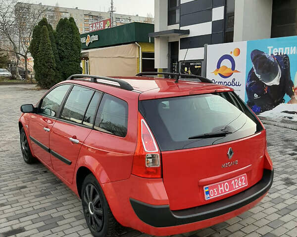 Красный Рено Меган, объемом двигателя 1.6 л и пробегом 170 тыс. км за 6200 $, фото 7 на Automoto.ua
